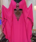 Gulal pink islamic arabic stylish designer caftan