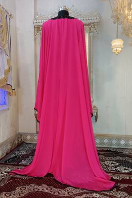 Gulal pink islamic arabic stylish designer caftan 5