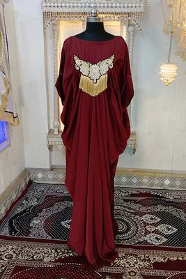 Brown arabic partywear kaftan 1