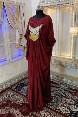 Brown arabic partywear kaftan 3