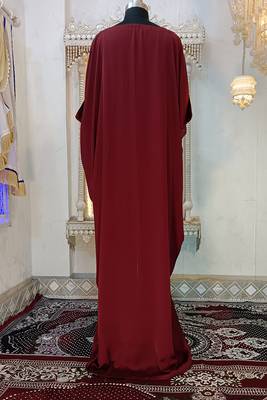 Brown arabic partywear kaftan 5