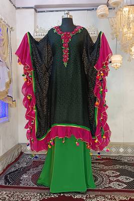 Black designer takchita kaftan 2
