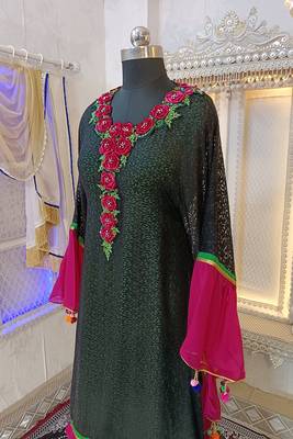 Black designer takchita kaftan 4