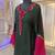 Black designer takchita kaftan