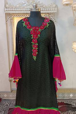 Black designer takchita kaftan 5