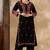 Chikankari embroidered straight kurta with palazzos