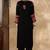 Chikankari embroidered straight kurta with palazzos