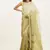 Pista color embellished sequinned chiffon saree for beautiful partywear saree