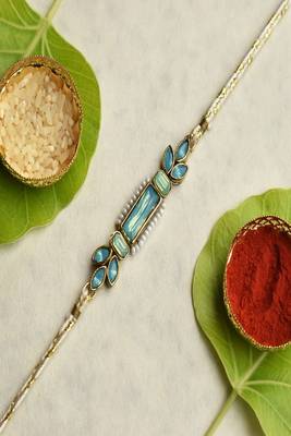Ocean bloom rakhi with roli chawal capsules 1
