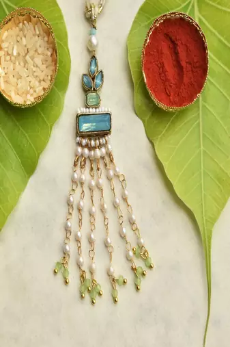 Aqua blossom lumba with roli chawal capsules