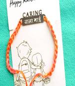 Caring wala bhai quirky rakhi with roli chawal capsules