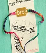 Bro! quirky rakhi with roli chawal capsules
