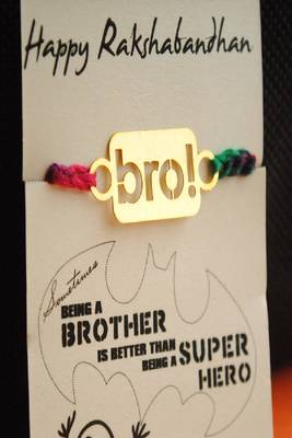 Bro! quirky rakhi with roli chawal capsules 4