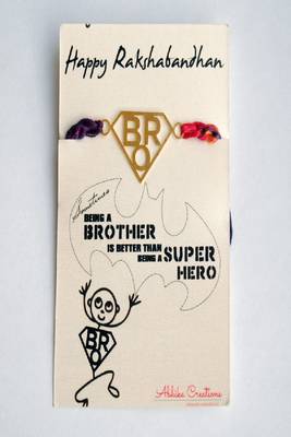 Super bro rakhi with roli chawal capsules 1