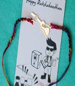 Guitar quirky rakhi with roli chawal capsules