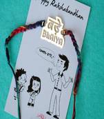 Bade bhaiya quirky rakhi with roli chawal capsules