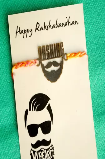Dashing bhai rakhi with roli chawal capsules