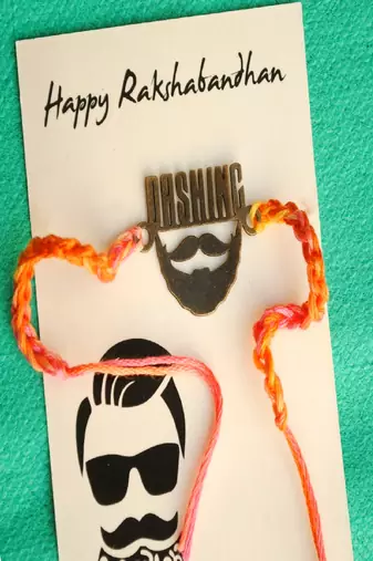 Dashing bhai rakhi with roli chawal capsules