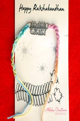 Bhabhi kamaal quirky rakhi with roli chawal capsules 1