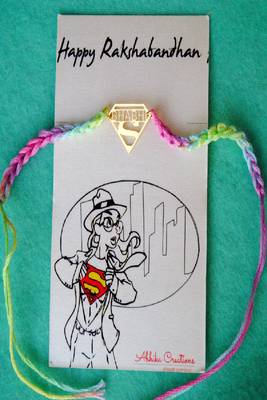 Super bhabhi quirky rakhi with roli chawal capsules 2