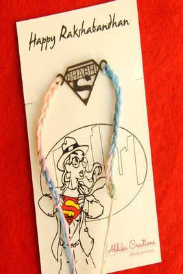 Super bhabhi quirky rakhi with roli chawal capsules 1