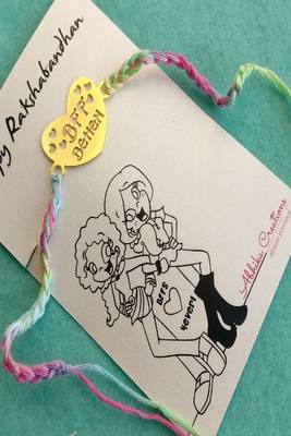 "bff behan" sister quirky rakhi with roli chawal capsules 1
