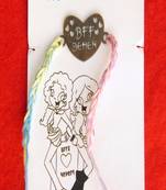 "bff behan" sister quirky rakhi with roli chawal capsules