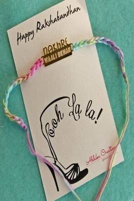 "nakhre wali behan" sister quirky rakhi with roli chawal capsules 2
