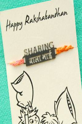 Sharing wala bhai quirky rakhi with roli chawal capsules 1