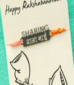 Sharing wala bhai quirky rakhi with roli chawal capsules