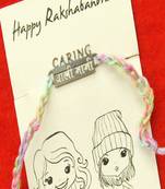 Caring waali bhabhi quirky rakhi with roli chawal capsules