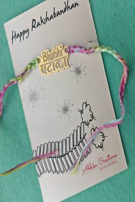 Bhabhi pataka quirky rakhi with roli chawal capsules 2