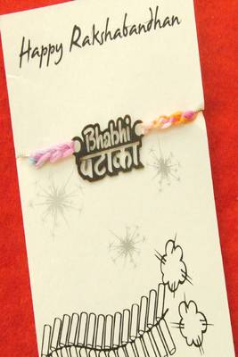 Bhabhi pataka quirky rakhi with roli chawal capsules 1