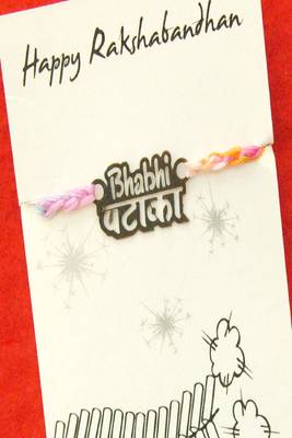 Bhabhi pataka quirky rakhi with roli chawal capsules 3