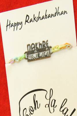 Nakhre waali bhabhi quirky rakhi with roli chawal capsules 2