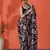 Multy color chinon fabric digital printed girlie partywear saree