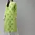 Hand embroidered green chanderi lucknowi chikankari straight kurta