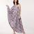 Multi colour poly georgette western dress