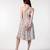 Multi colour poly georgette western dress