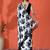Black color chinon fabric saree with beautiful digital print for ceremonial wear