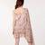 Multi colour crinkle chiffon western dress