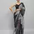 Multi georgette printed saree