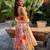 MULTICOLOR THREAD AND SEQUINS EMBROIDERED GEORGETTE LEHENGA CHOLI DUPATTA