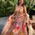 MULTICOLOR THREAD AND SEQUINS EMBROIDERED GEORGETTE LEHENGA CHOLI DUPATTA