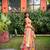 MULTICOLOR THREAD AND SEQUINS EMBROIDERED GEORGETTE LEHENGA CHOLI DUPATTA