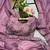 Onionpink gold crunchy with thread and hand work saree with blouse