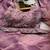 Onionpink gold crunchy with thread and hand work saree with blouse