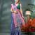 Desh bidesh cotton silk handloom saree, tissue silk with blouse piece saree with blouse piece