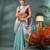 Desh bidesh cotton silk handloom saree, tissue silk with blouse piece saree with blouse piece