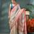 Desh bidesh cotton silk handloom saree, tissue silk with blouse piece saree with blouse piece